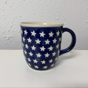 Boleslawiec Pottery Polish Star Mug